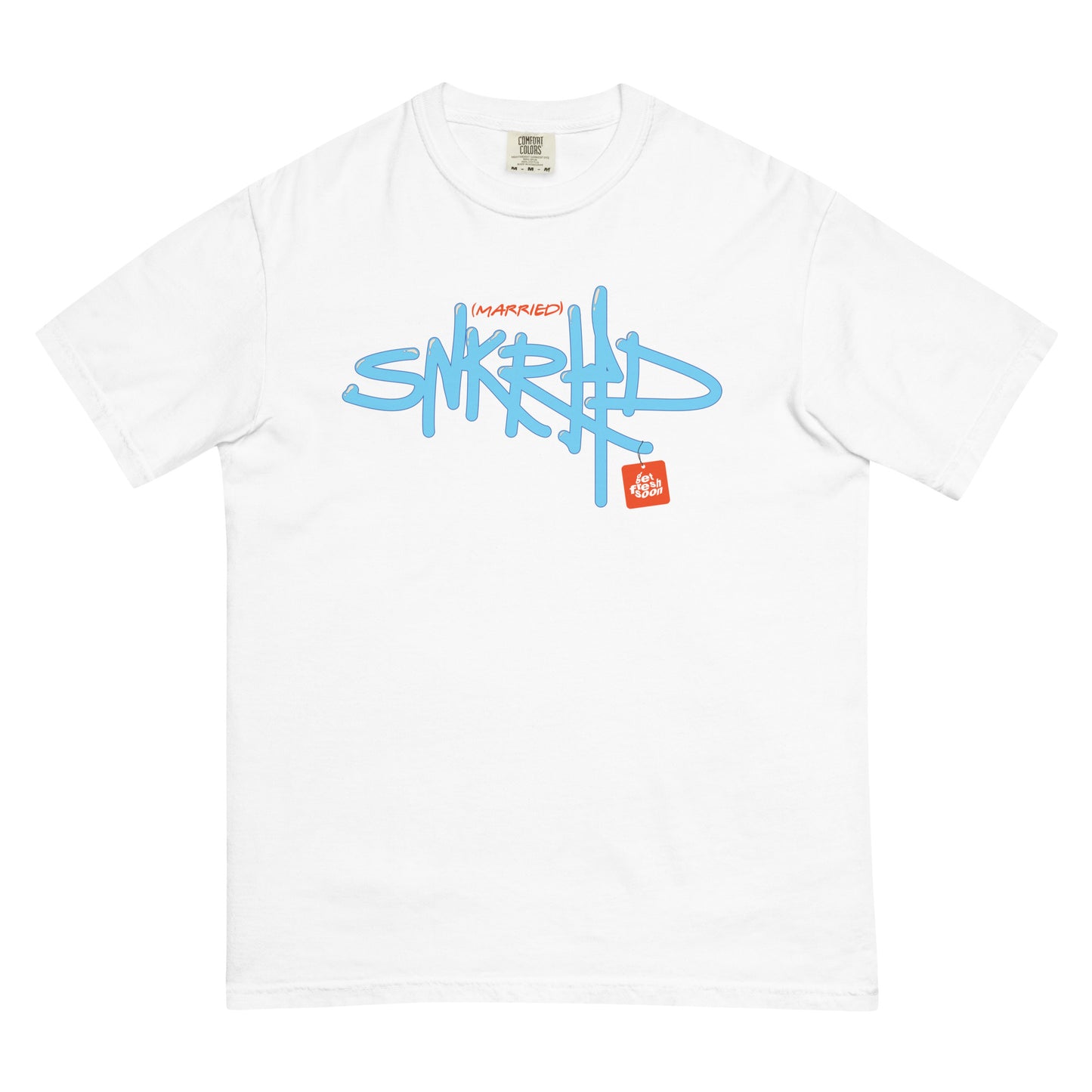 MY LAST PAIR Men’s garment-dyed heavyweight t-shirt