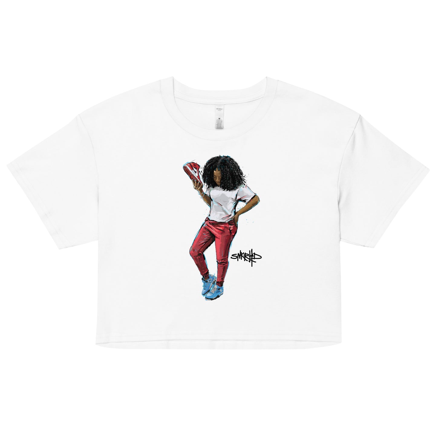 SHE'S A SNKRHD TOO Women’s crop top