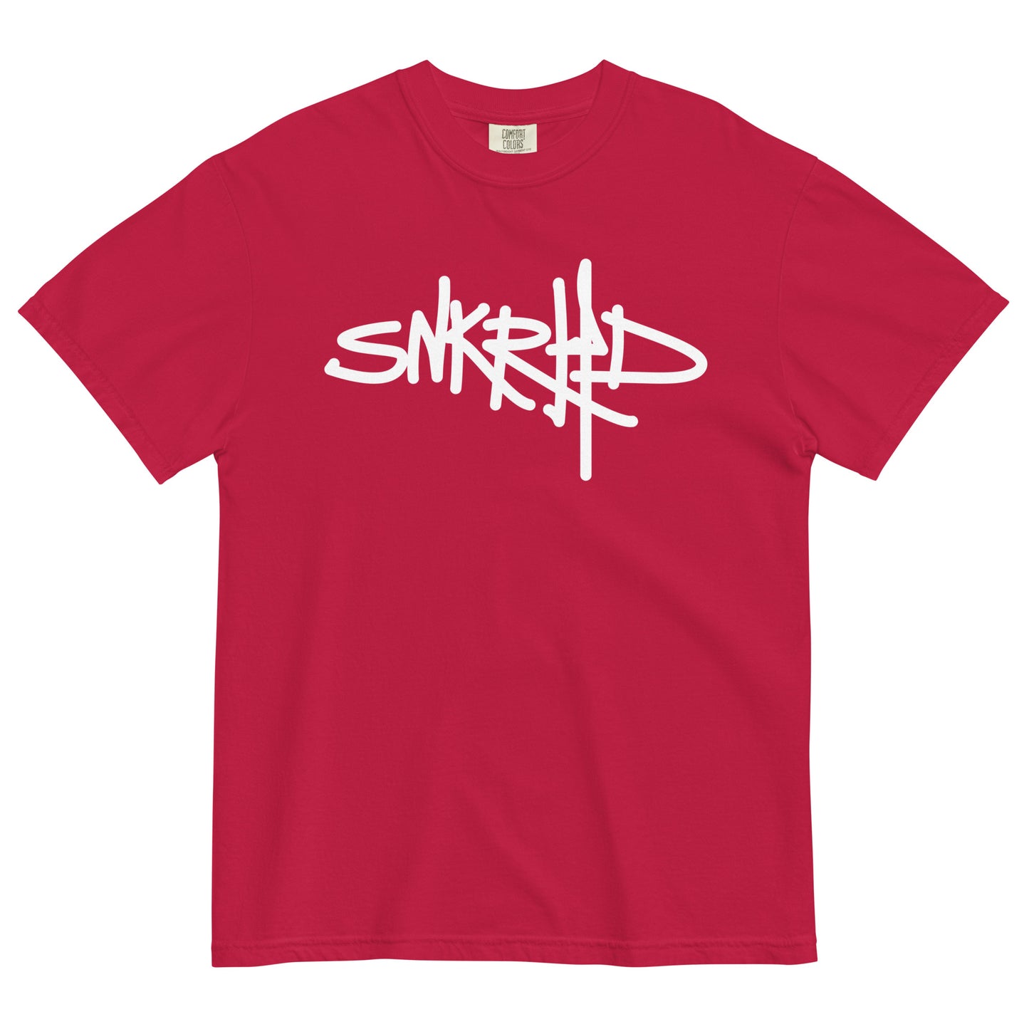 SNKRHD SCRIPT Men’s garment-dyed heavyweight t-shirt