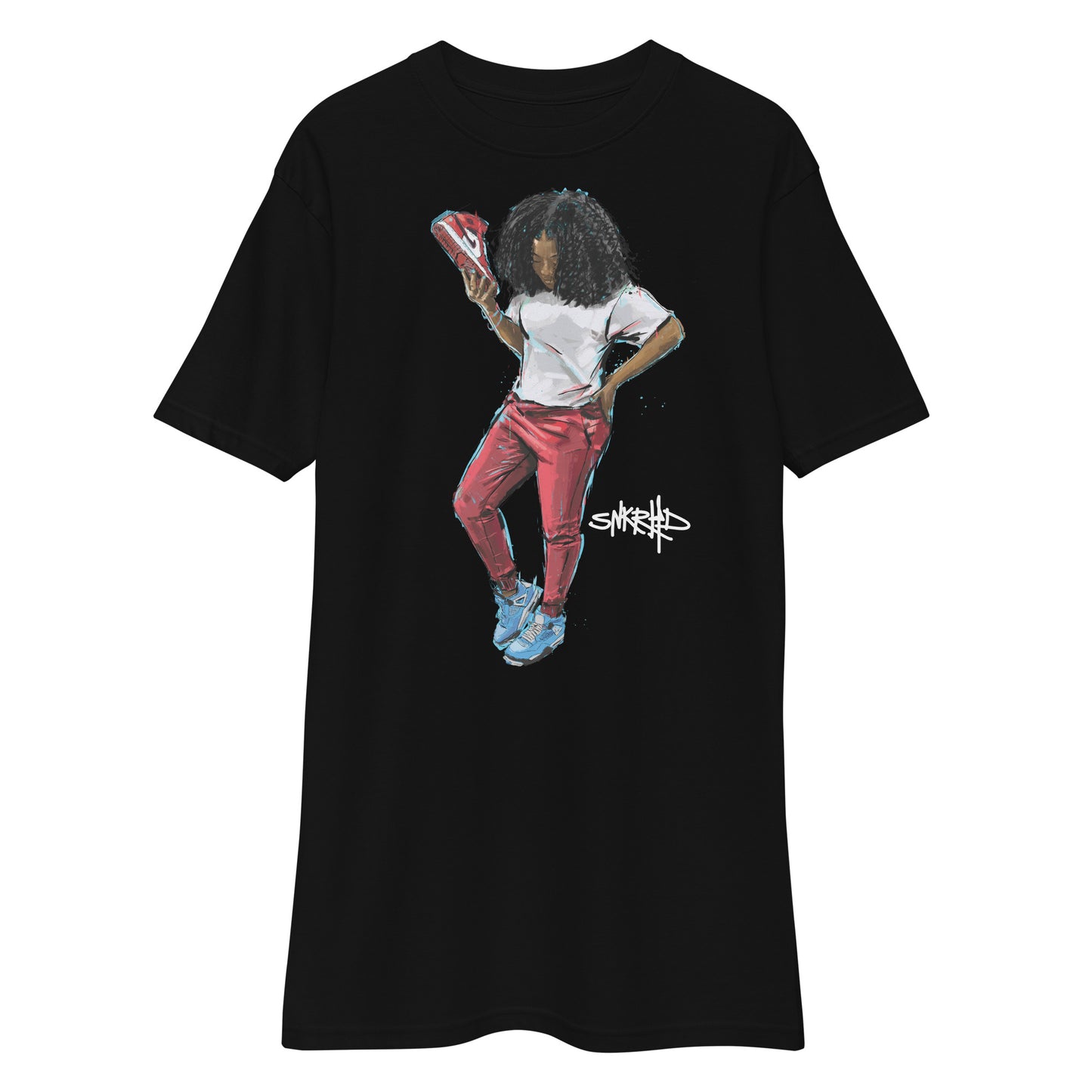 SHE'S A SNKRHD Men’s premium heavyweight tee