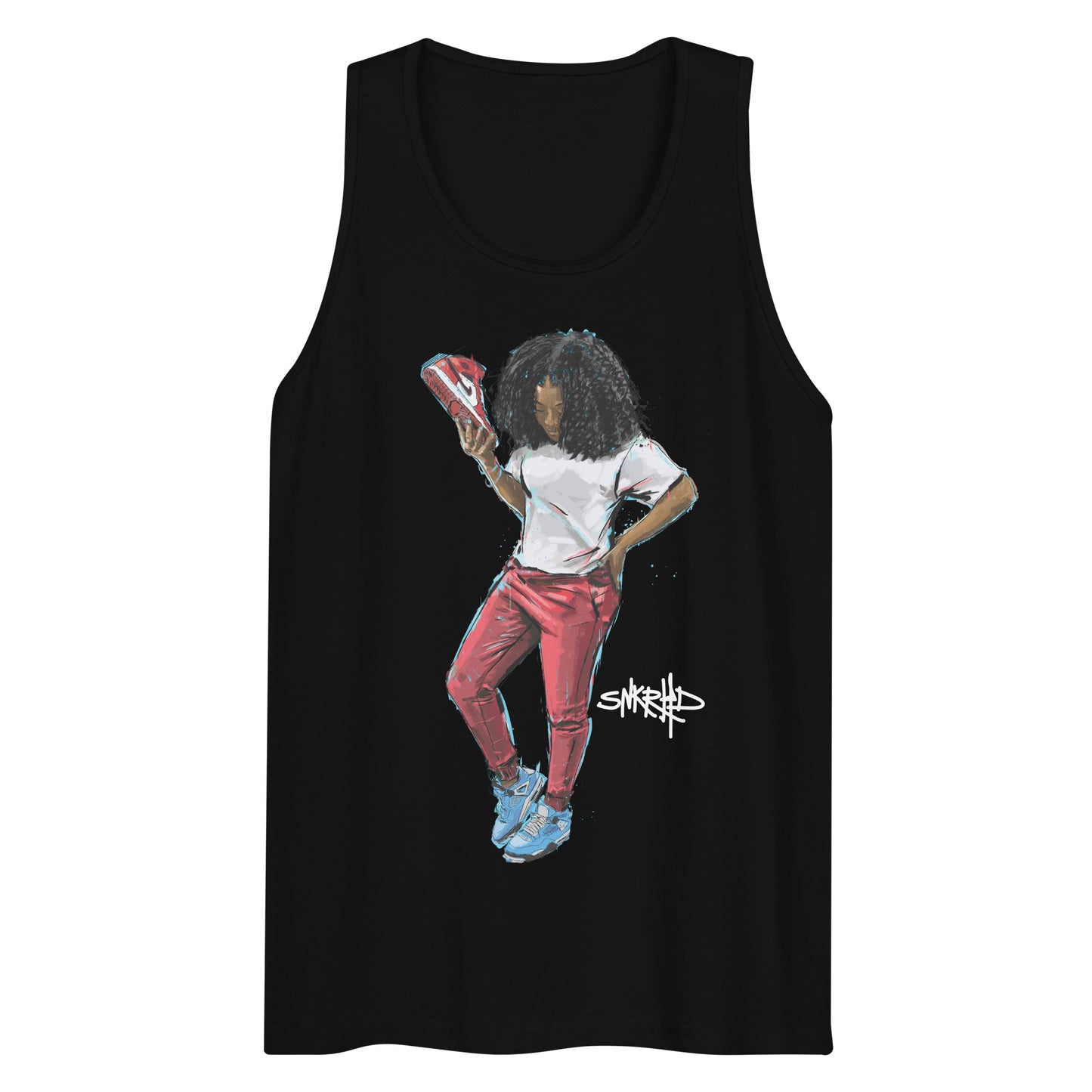 SHE'S A SNKRHD Men’s premium tank top