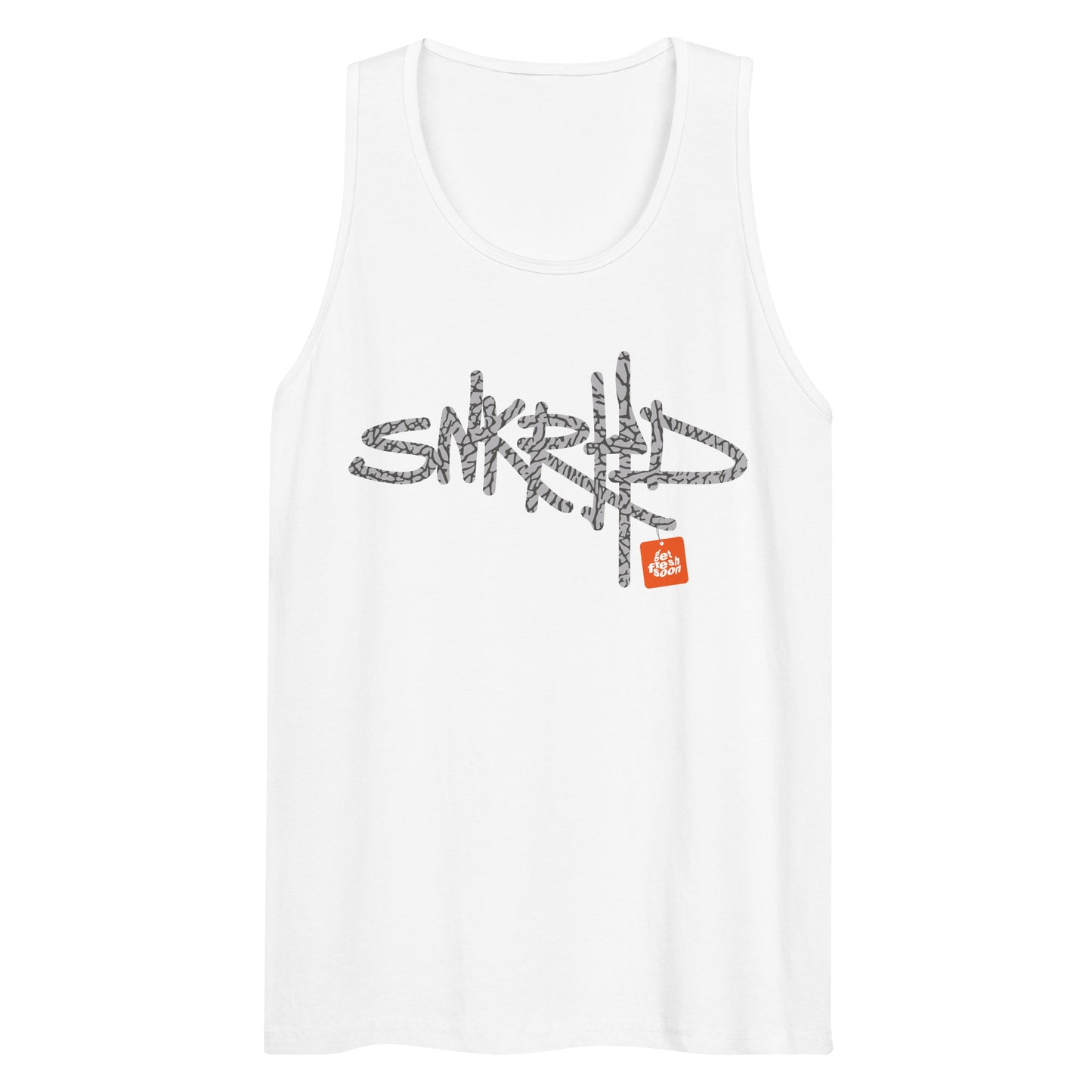 SNKRHD SCRIPT Men’s premium tank top