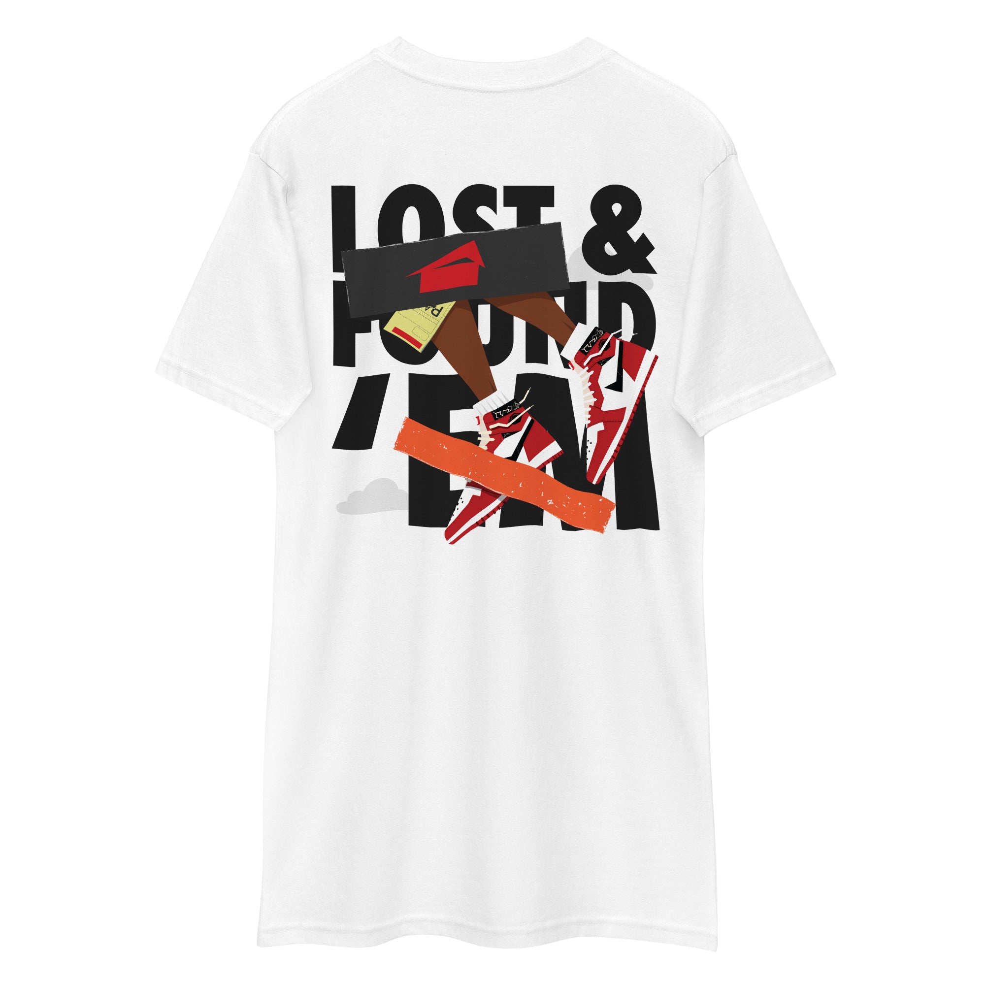 LOST & FOUND 'EM Men's premium heavyweight tee – getfreshsoon