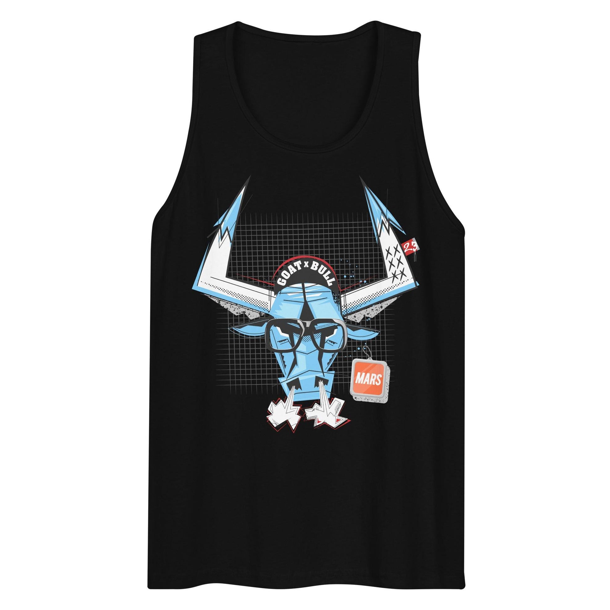 BLUE BULL Men’s premium tank top - getfreshsoon